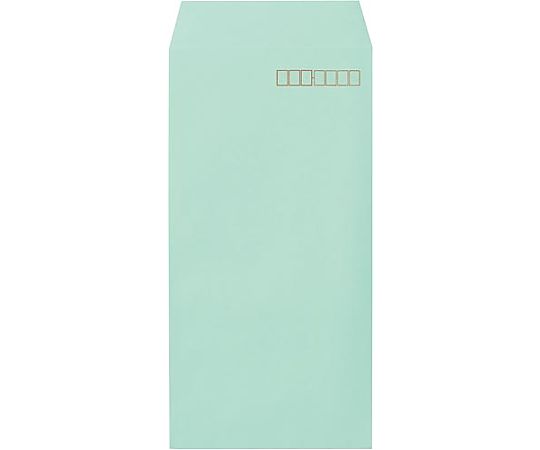 キングコーポレーション カラークラフト封筒 長3 ミズ 100枚入 N3RC85M 1パック(ご注文単位1パック)【直送品】