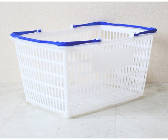 大和産業 買い物かご ナチュラル把手ロイヤルブルー 5個入 SL-7 1セット（ご注文単位1セット）【直送品】