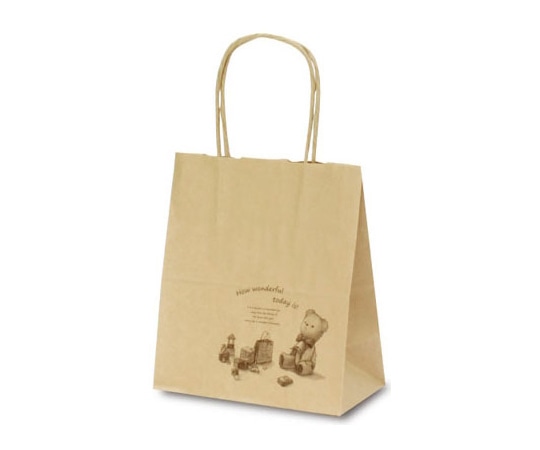 ベルベ 紙袋 自動紐手提袋 T-1 ギフト 200枚 1119 1ケース（ご注文単位1ケース）【直送品】