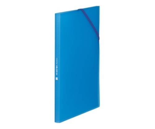 キングジム クリアーファイル ホルダーイン 青 6171-3T 1冊(ご注文単位1冊)【直送品】