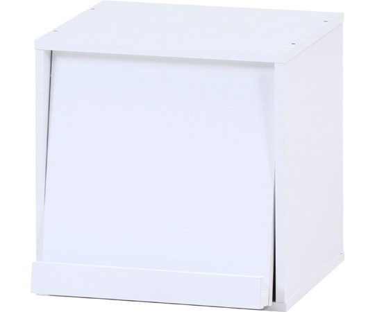 不二貿易 キューブボックス フラップ扉 WH 99894 1個（ご注文単位1個）【直送品】