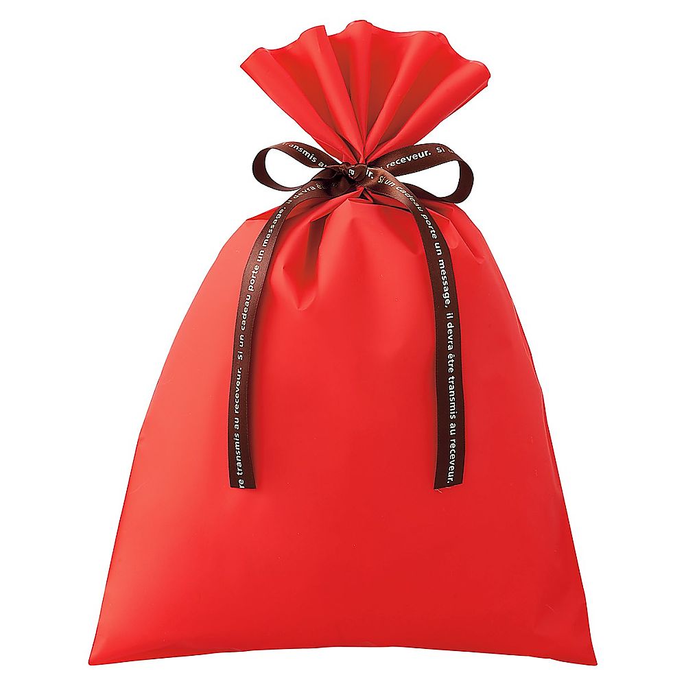 アズワン 無地 梨地ギフトバッグ レッド 幅30×高さ43cm 20枚 61-811-44-3 1セット（ご注文単位1セット）【直送品】