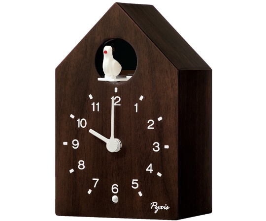 セイコー ピクシス かっこう報時時計 192×120×94mm 茶 NA609B 1個(ご注文単位1個)【直送品】