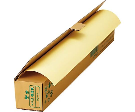 カウネット 色マス目模造紙 30m巻ロール クリーム 4219-4422 1本(ご注文単位1本)【直送品】