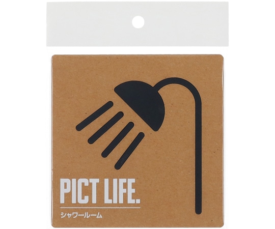 ハイロジック PICT LIFE シャワールーム 黒 00024723 1個（ご注文単位1個）【直送品】