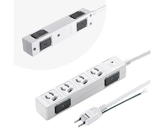 サンワサプライ 3m タップ(4口/2P/マグネット付/雷ガード) EA815GM-405 1個（ご注文単位1個）【直送品】