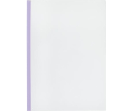 カウネット ガイド付レールクリヤーホルダー 20枚とじ 紫 10冊 4268-5494 1パック(ご注文単位1パック)【直送品】