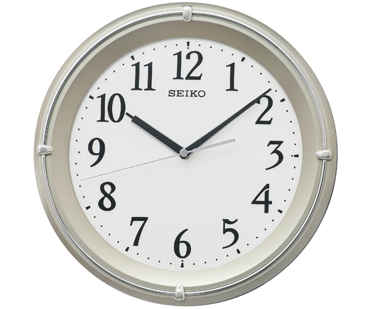 セイコー 夜見える電波掛時計 φ312×49mm 薄金色 KX381S 1個(ご注文単位1個)【直送品】