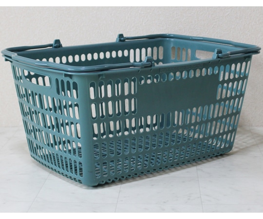 大和産業 買い物かご ブルーグリーン 5個入 SL-20 1セット（ご注文単位1セット）【直送品】