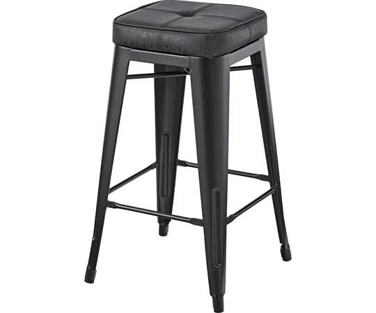 東谷 ハイスツール ブラック PC-252BK 1個（ご注文単位1個）【直送品】