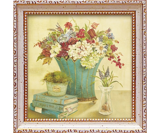 ユーパワー ミニゲル アートフレーム キャサリン ホワイト｢ハイドレインジャー ブロッソム｣ KW-02006 1個（ご注文単位1個）【直送品】