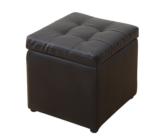 山善(YAMAZEN) 収納スツール ブラック FBS-S(BK)P 1台(ご注文単位1台)【直送品】