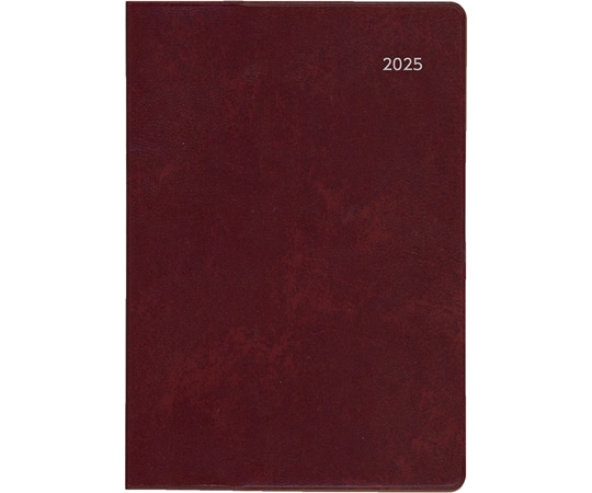 ダイゴー 2025 アポイント 文字大 A6 1Mブロック 日曜始 ブラウン E8318(2025) 1冊(ご注文単位1冊)【直送品】