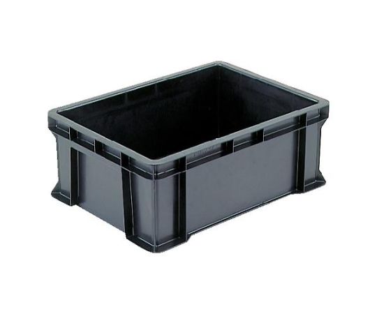 サンコー(三甲) 602x441x235mm/47.9L ハイテクコンテナ/ESD EA506AE-111 1個 (ご注文単位1個)【直送品】