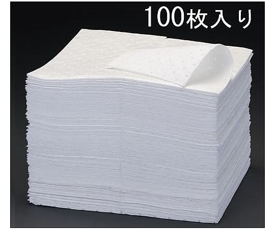 エスコ 410x460x4mm 油吸着マット(水分離型/100枚) EA929DE-4 1箱(ご注文単位1箱)【直送品】