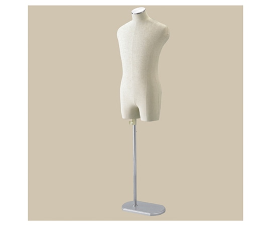 アズワン 紳士 芯地張ボディ Sサイズ ステンレス調 61-183-1-1 1台（ご注文単位1台）【直送品】