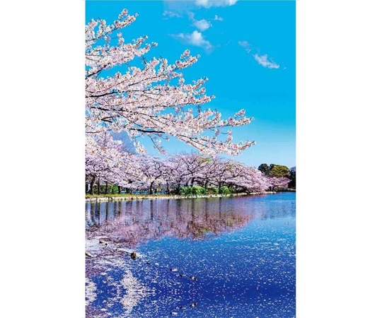 アズワン バックグラウンドシート 湖畔の桜 23-25-2-1 1個（ご注文単位1個）【直送品】