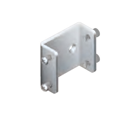 ハイロジック 仕切レール ポール固定金具 58382 1個(ご注文単位1個)【直送品】