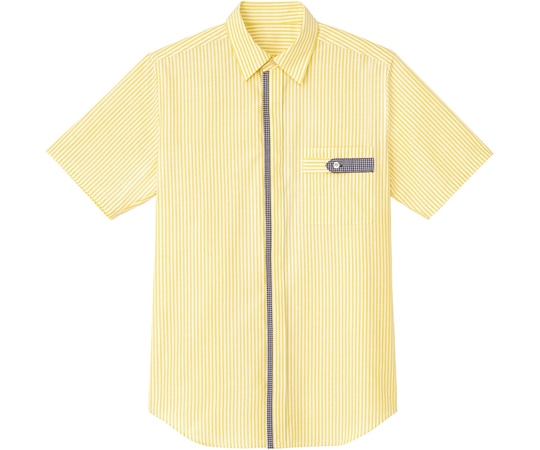 カーシーカシマ AMUS-NET シャツ 196-513 イエロー L ASY196 1枚（ご注文単位1枚）【直送品】