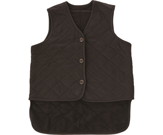 グローバル・ジャパン カイロポケット付きあったかキルティングベスト ブラック M~L  1個(ご注文単位1個)【直送品】