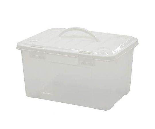 アズワン 500x360x290mm/35L 収納ケース(8個) EA506MF-3BA 1セット（ご注文単位1セット）【直送品】