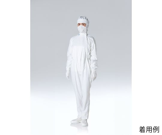 東洋リントフリー クリーンルーム用ツナギ服 白 5L FX120C-01 5L 1枚 (ご注文単位1枚)【直送品】