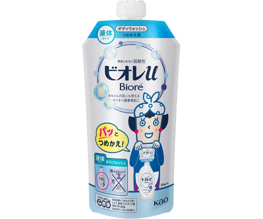 花王 ビオレu 詰替用 340mL  1本（ご注文単位1本）【直送品】