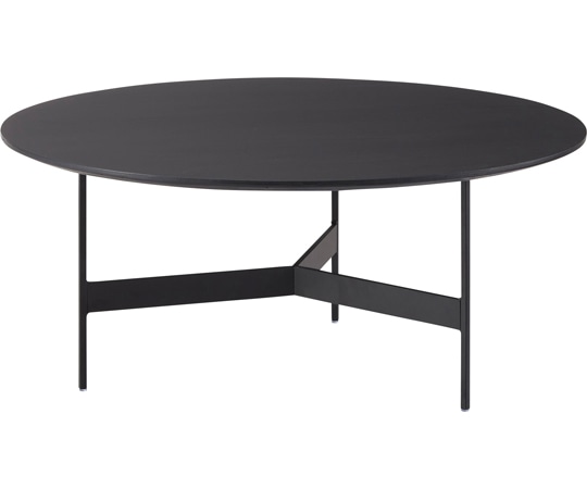 東谷 ラウンドテーブル ブラック HIT-233BK 1個（ご注文単位1個）【直送品】