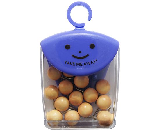 ミツヤ ウッディピンマップ 15個×5箱入 TM-7-WD 1ケース（ご注文単位1ケース）【直送品】