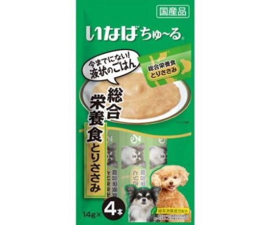 いなばペットフード いなば ちゅ~る 総合栄養食 とりささみ 14g×4本 D-105 1個（ご注文単位1個）【直送品】