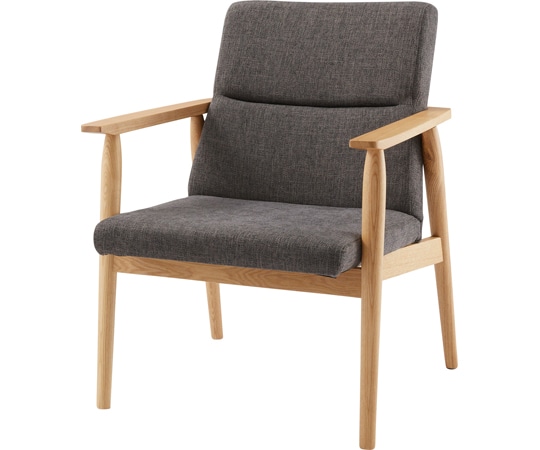 東谷 リズ チェア チャコールグレー RTO-881CGY 1個（ご注文単位1個）【直送品】