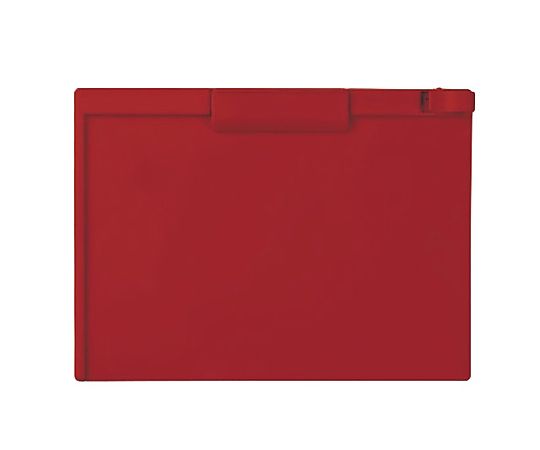 エスコ A4/S型 クリップボード(レッド) EA762DA-112 1枚(ご注文単位1枚)【直送品】