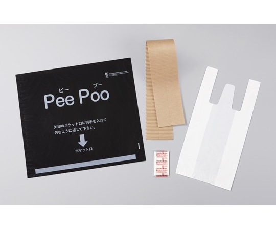 セラフィック 携帯用ポリ袋トイレ Peepoo 10個入 W16-0112-0000 1箱(ご注文単位1箱)【直送品】