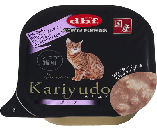デビフペット Kariyudo(カリユド)シニア猫用 ポーク 95g  1個（ご注文単位1個）【直送品】