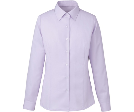 カーシーカシマ ENJOY 長袖シャツブラウス AIR CON PIQUE ラベンダー 13号 EWB432 1枚（ご注文単位1枚）【直送品】
