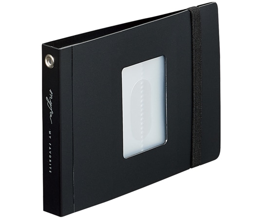 LIHITLAB myfa インスタントフォトコレクションファイル ミニ ジェットブラック N3324-24 1冊(ご注文単位1冊)【直送品】