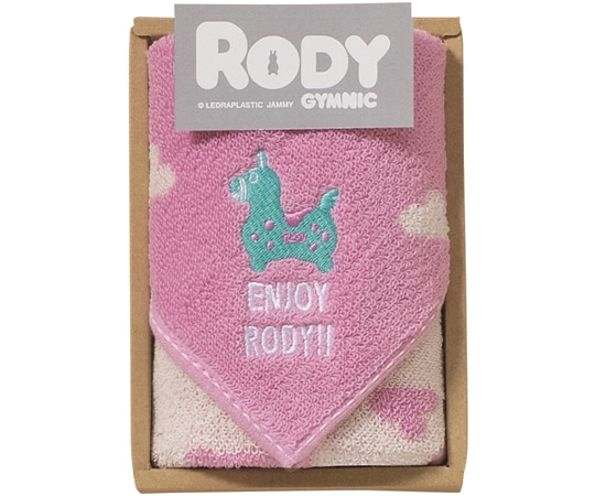 プレーリードッグ Rodyタオルハンカチ ピンク RD-705 PI 1枚(ご注文単位1枚)【直送品】