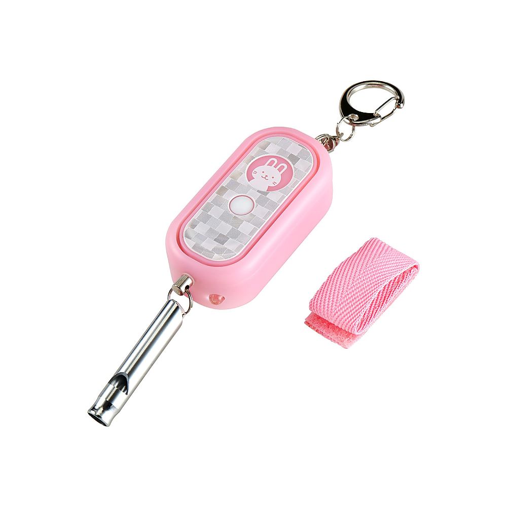 ELPA 光る防犯アラーム ピンク AKB-300(PK) 1個(ご注文単位1個)【直送品】