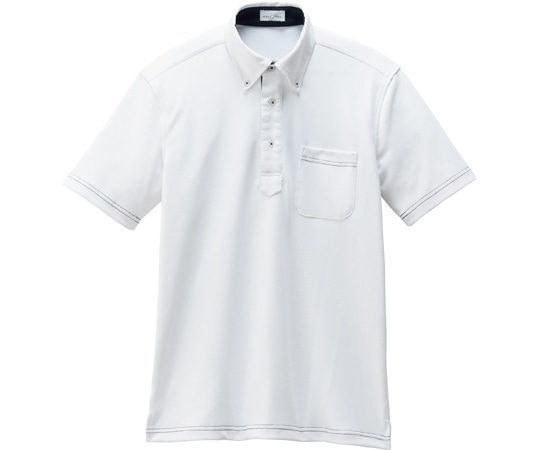 ボンマックス ユニセックスポロシャツ FB4569U ホワイト L  1枚（ご注文単位1枚）【直送品】