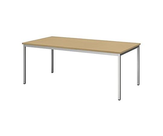 アズワン 1500x750x700mm ミーティングテーブル(ナチュラル) EA954HC-221A 1台(ご注文単位1台)【直送品】