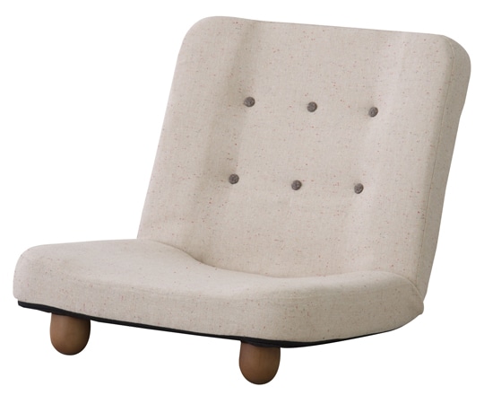 東谷 スマート 脚付座椅子 ベージュ RKC-930BE 1個（ご注文単位1個）【直送品】