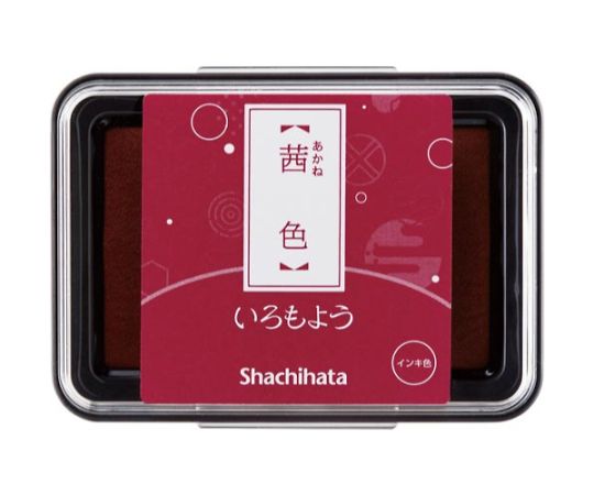 シヤチハタ いろもよう 茜色 HAC-1-DR 1個(ご注文単位1個)【直送品】