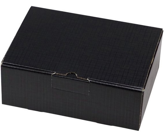 ヤマニパッケージ 贈答箱 はっ水宅配箱 黒 9cm 100枚 EE-92BK 1ケース（ご注文単位1ケース）【直送品】