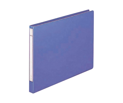 LIHITLAB パンチレスファイル<HEAVY DUTY> 藍 F372 1冊(ご注文単位1冊)【直送品】