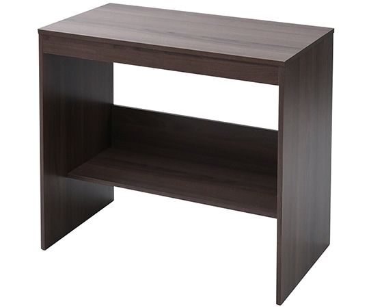 山善(YAMAZEN) スリムデスク 80×45cm ウォルナット GD-8045(WL) 1台(ご注文単位1台)【直送品】