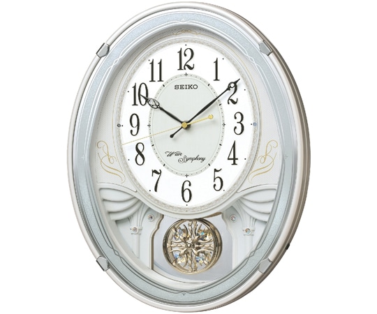 セイコー 電波アミューズ時計 415×325×78mm 白 AM258W 1個(ご注文単位1個)【直送品】