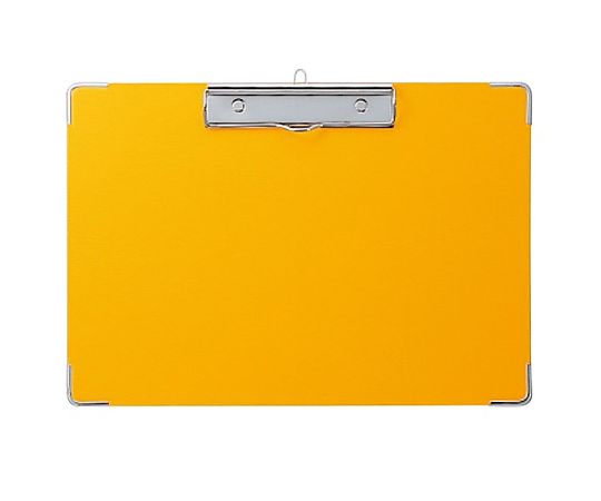エスコ A4/S型 クリップボード(イエロ-) EA762DA-144 1枚(ご注文単位1枚)【直送品】