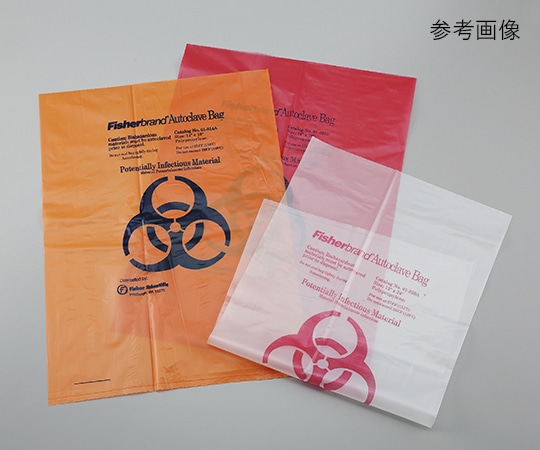 Fisher Scientific バイオハザードオートクレーブバッグ 透明 610×910×0.05mm 1箱(200枚入) 01-826C 1箱(ご注文単位1箱)【直送品】