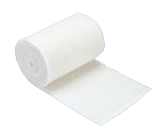 カワモト（川本産業） 弾力ホータイホワイト 17.5cm×4.5m 6巻 022-202230-00 1箱（ご注文単位1箱）【直送品】