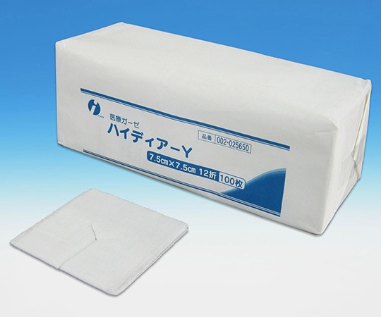 イワツキ ハイディアーY 7.5×7.5cm 12折 100枚 002-025650 1包（ご注文単位1包）【直送品】